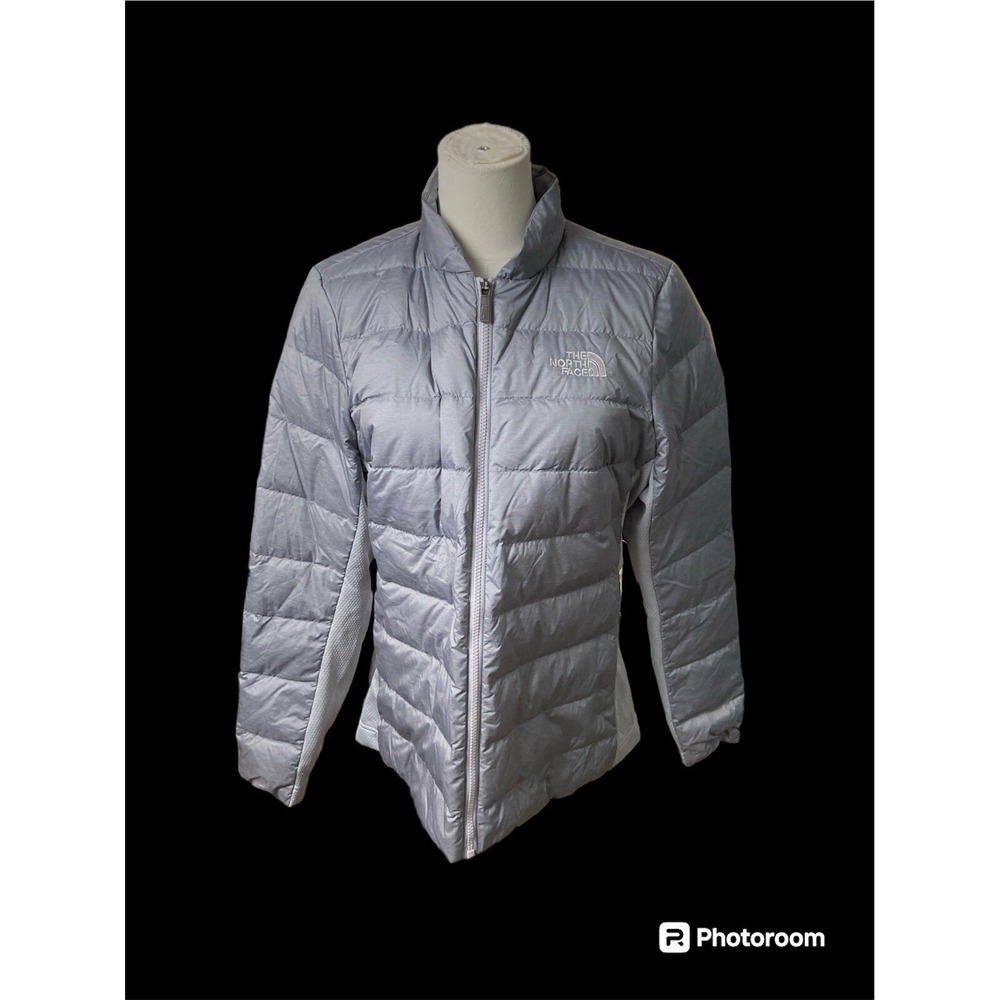 The North Face Jacket Large Women's Grey Down Puffer Winter Coat‎